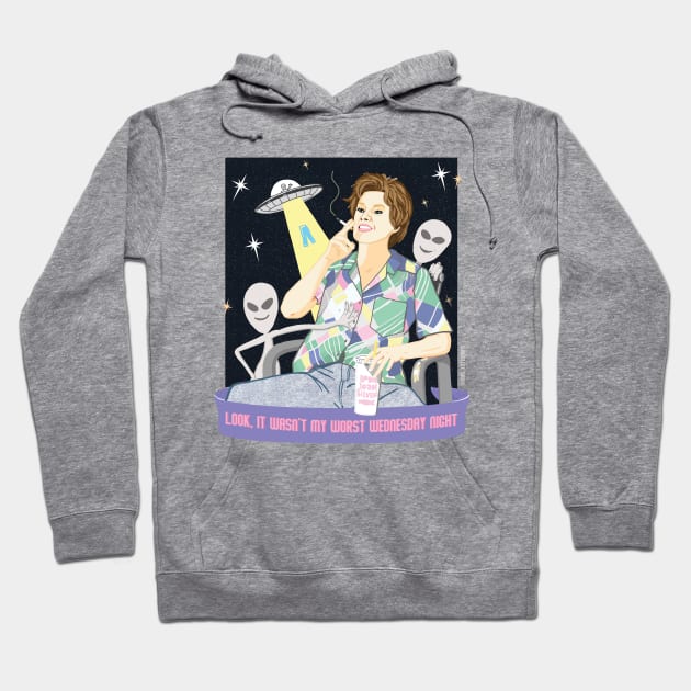 Kate McKinnon SNL Alien Abduction Hoodie by Kittenpants Studios